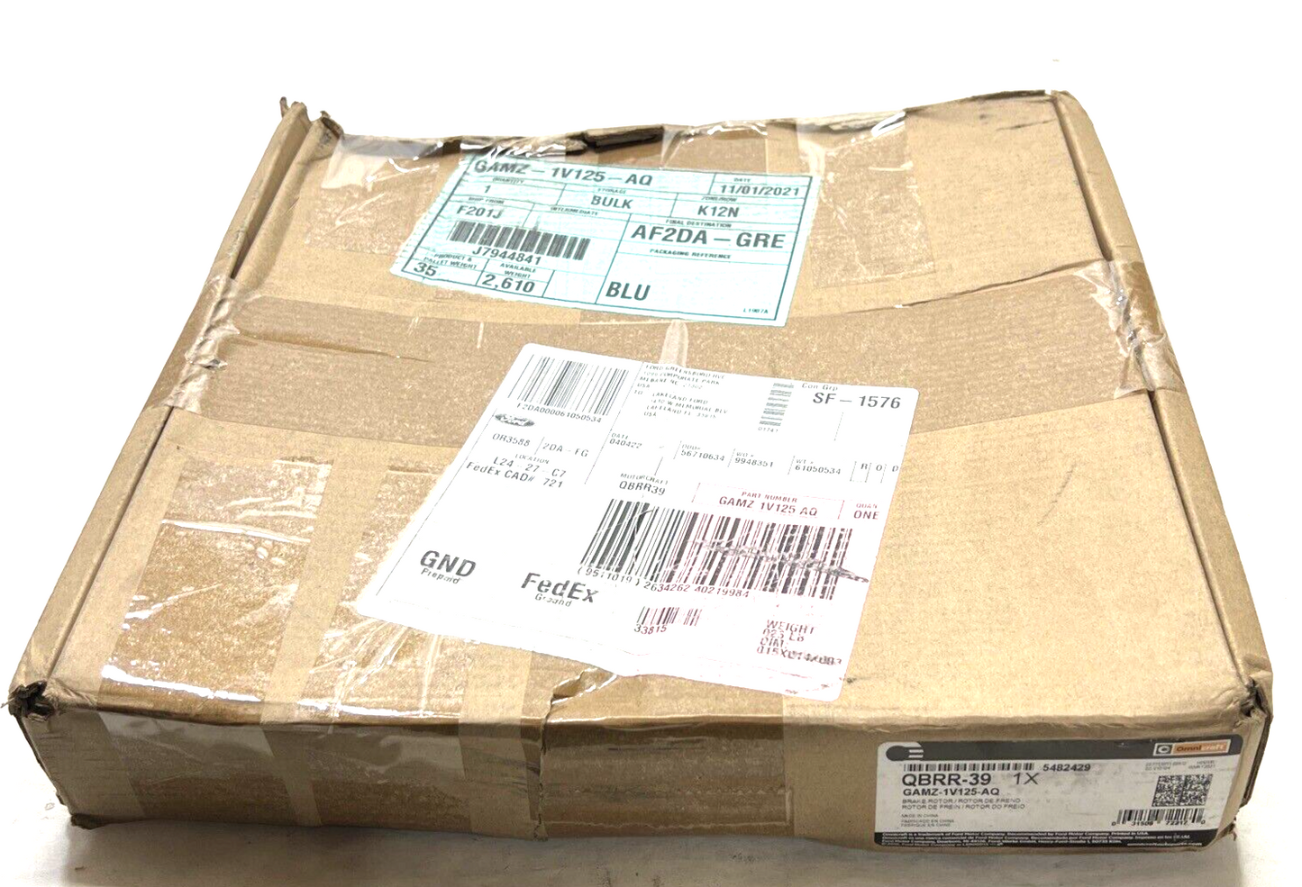 New OEM Genuine Omnicraft Disc Brake Rotor QBRR39