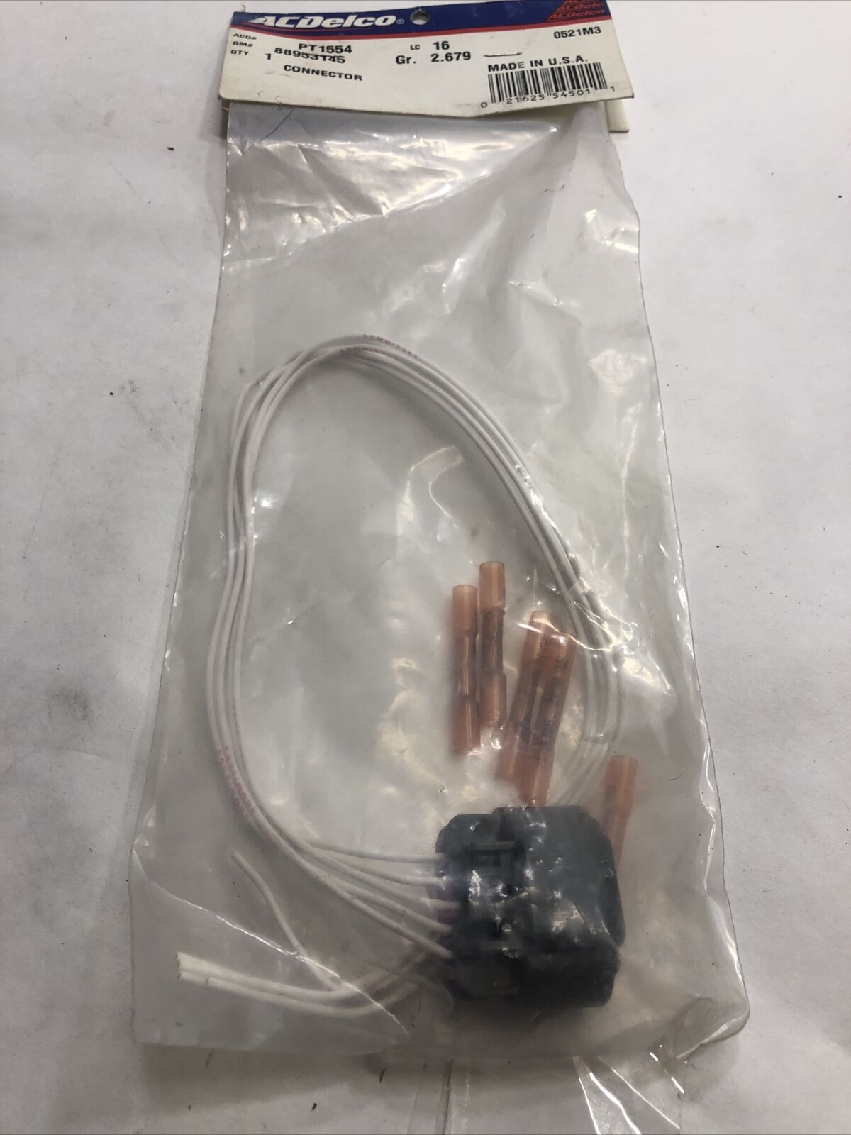 GM OE/GM Genuine Parts Tail Lamp Repair Connector ACDelco PT1554 88953145