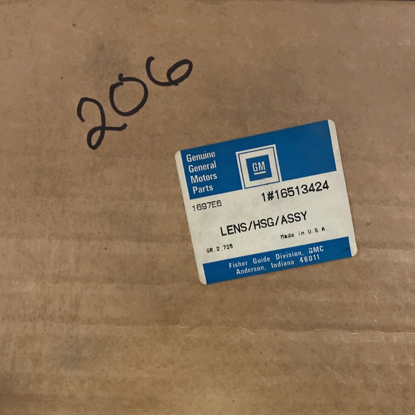 New OEM GM Pontiac Grand Prix Headlight Passenger Side 1990-1993 16513424