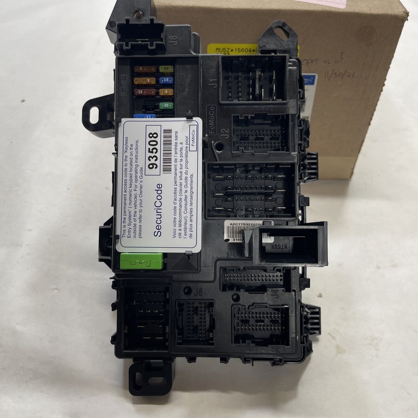 New OEM Genuine Ford F150 Alarm Keyless Lock System Kit 2021-2023 MU5Z15604DA