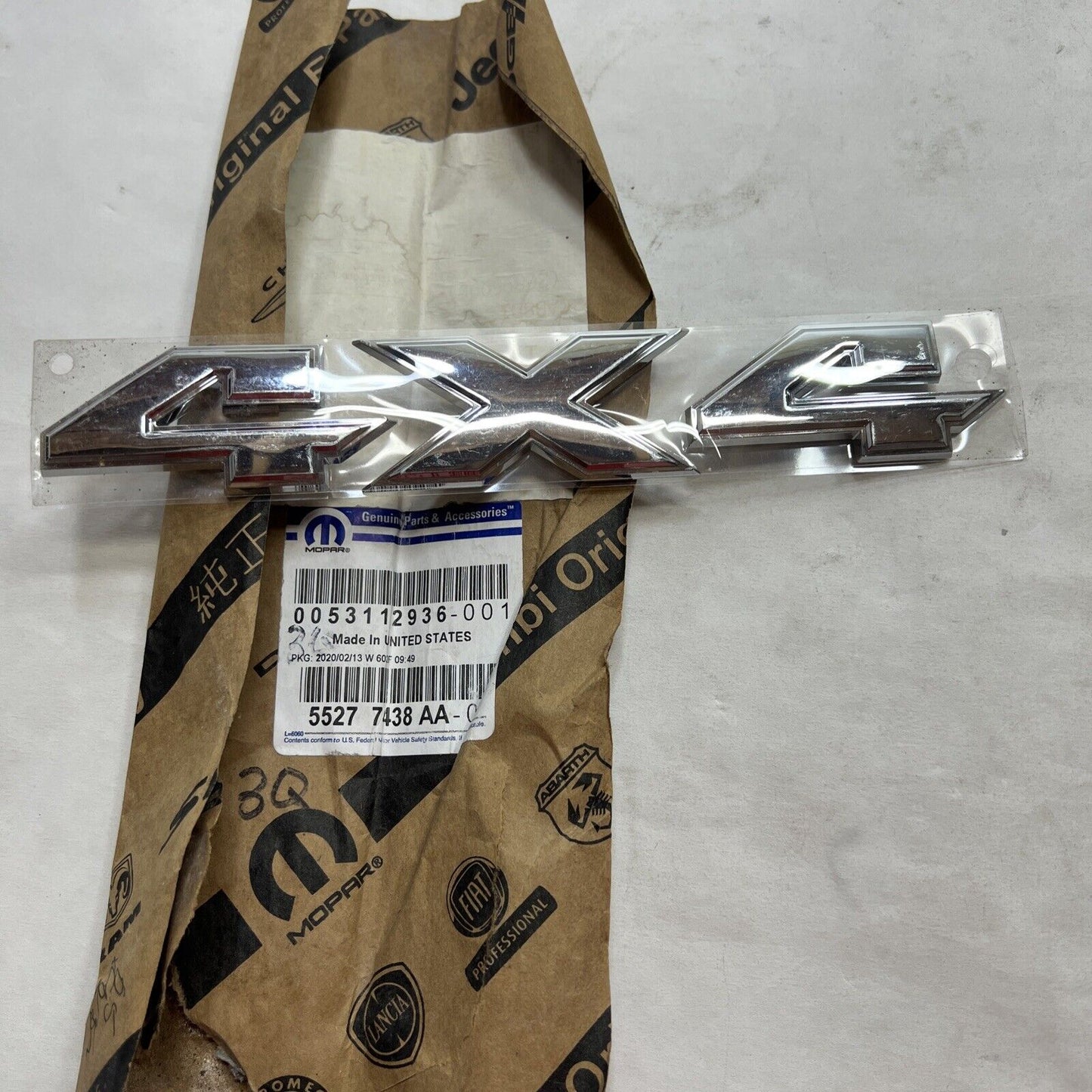 Genuine OEM Mopar 1500 Classic Emblem Nameplate 2009-2022 55277438AA