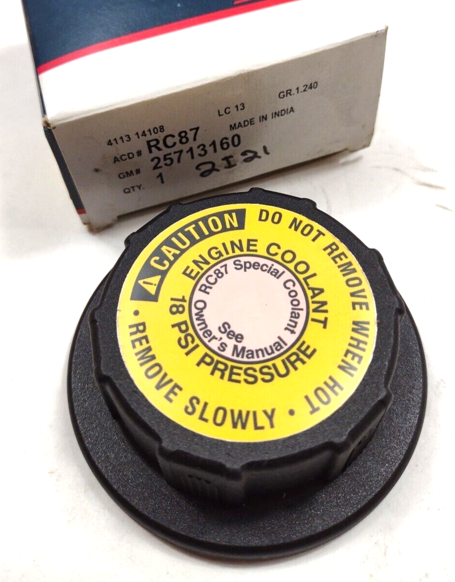 Genuine OEM GM Chevy Corvette Radiator Cap 1992-2004 25713160