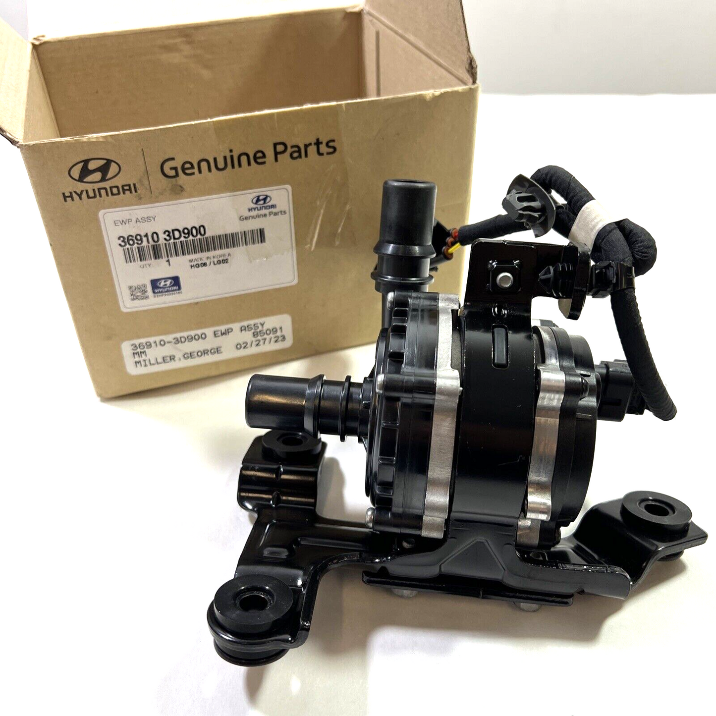 Genuine OEM Hyundai Sonata Hybrid Water Cooler Pump Assembly 2020-23 369103D900
