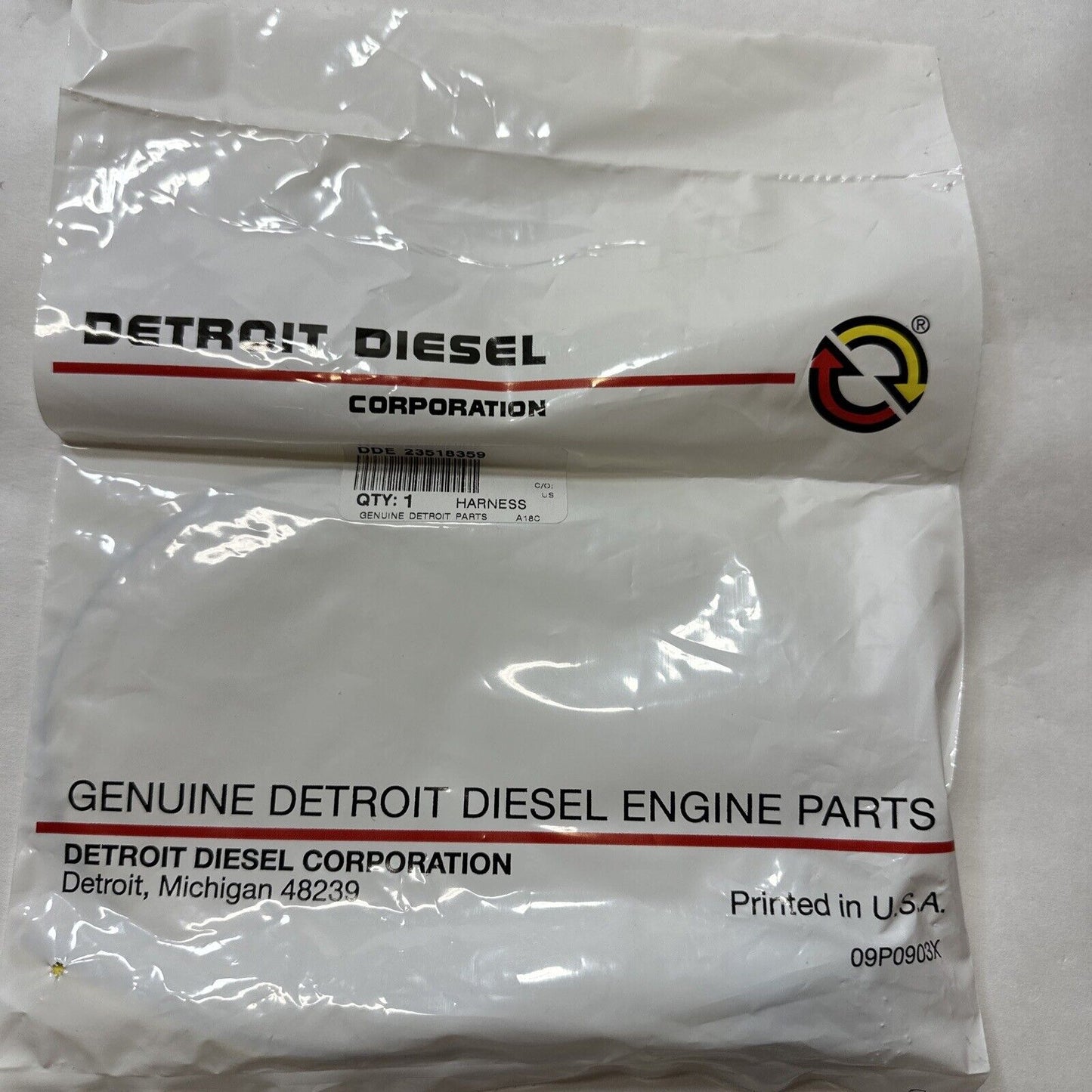 New OEM Genuine Detroit Diesel Water Sensor Harness 23518359