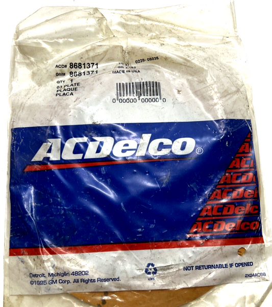 NEW OEM GM ACDelco 2nd Clutch Plate Assembly 1995-2011 - 3 PCS 8681371