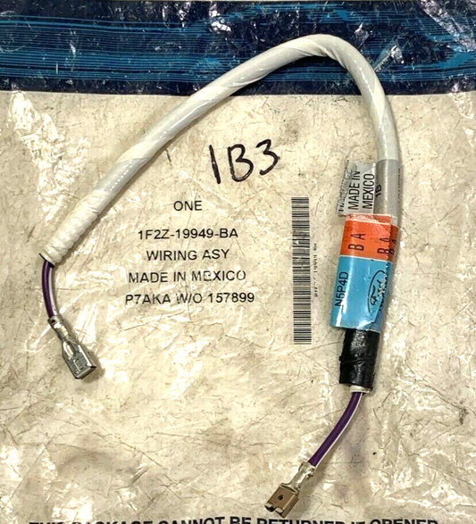 New OEM Ford A/C Wiring 1F2Z-19949-BA