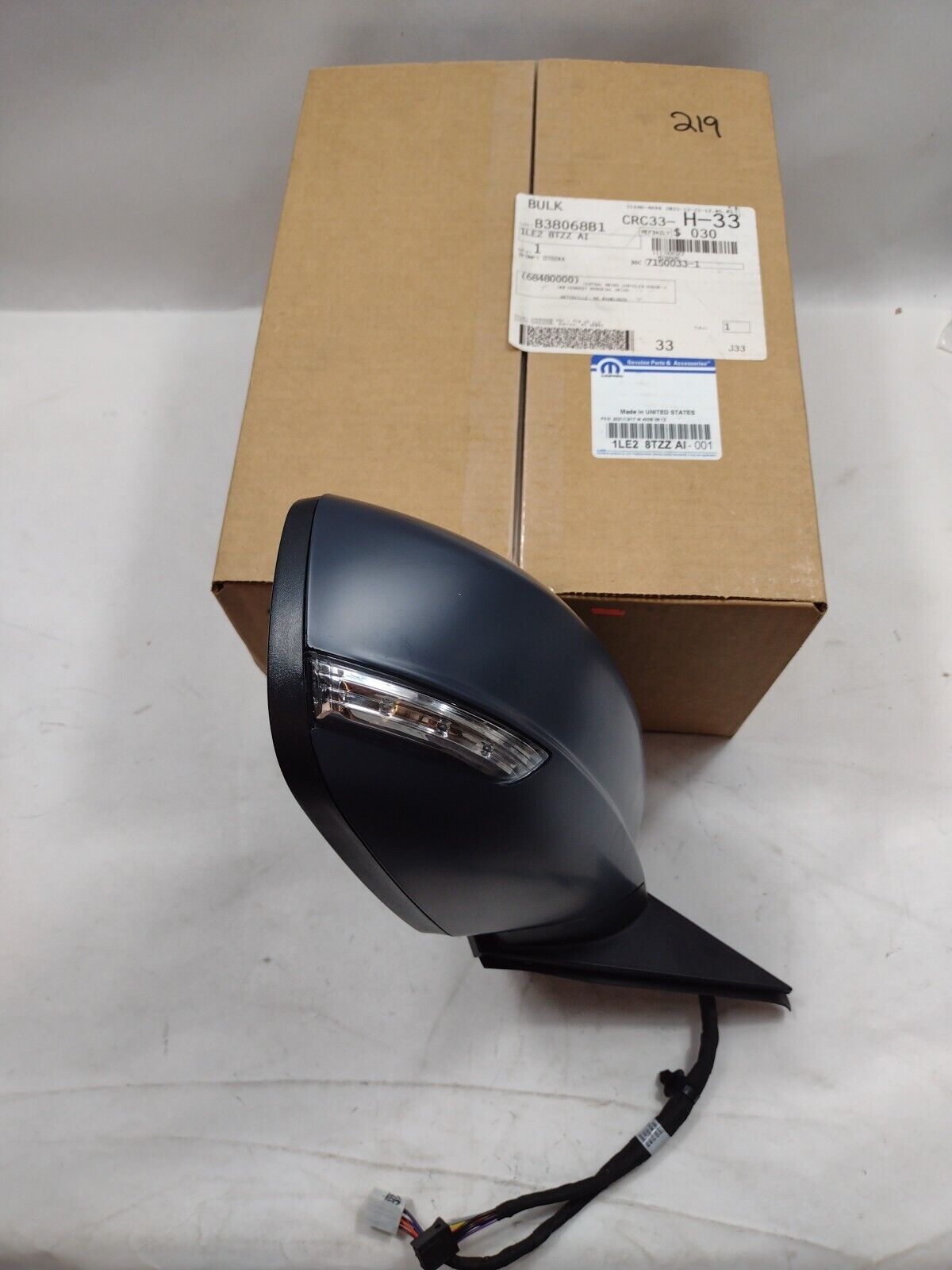 Genuine OEM Mopar Chrysler 300 Right Passenger Mirror 2012-2019 1LE28TZZAI