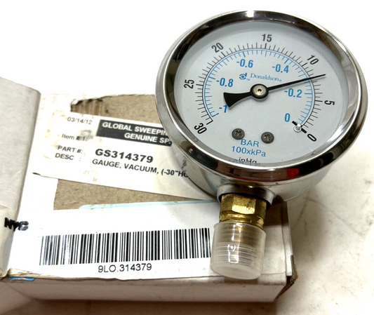 New Genuine Global Sweeping Solutions Vacuum Gauge GS314379