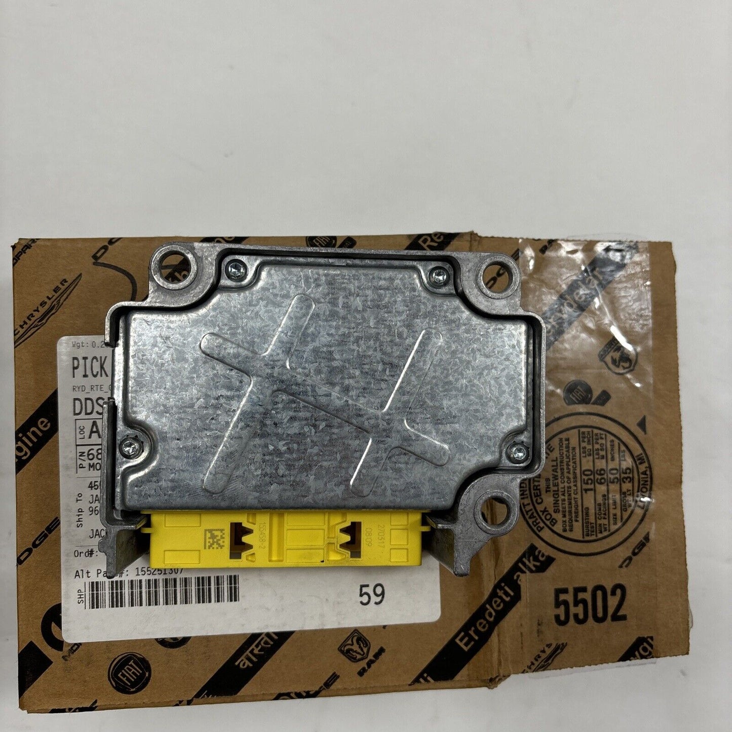 New Genuine OEM Mopar Occupant Restraint Module 68046108AE