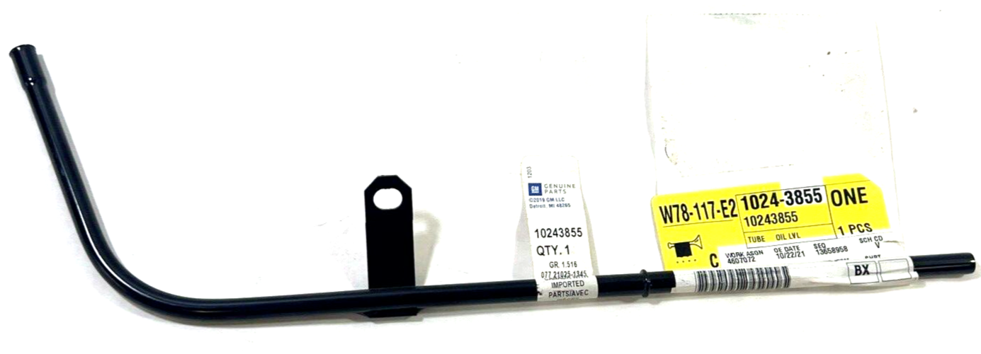 Genuine OEM GM Engine Oil Level Indicator Tube 10243855
