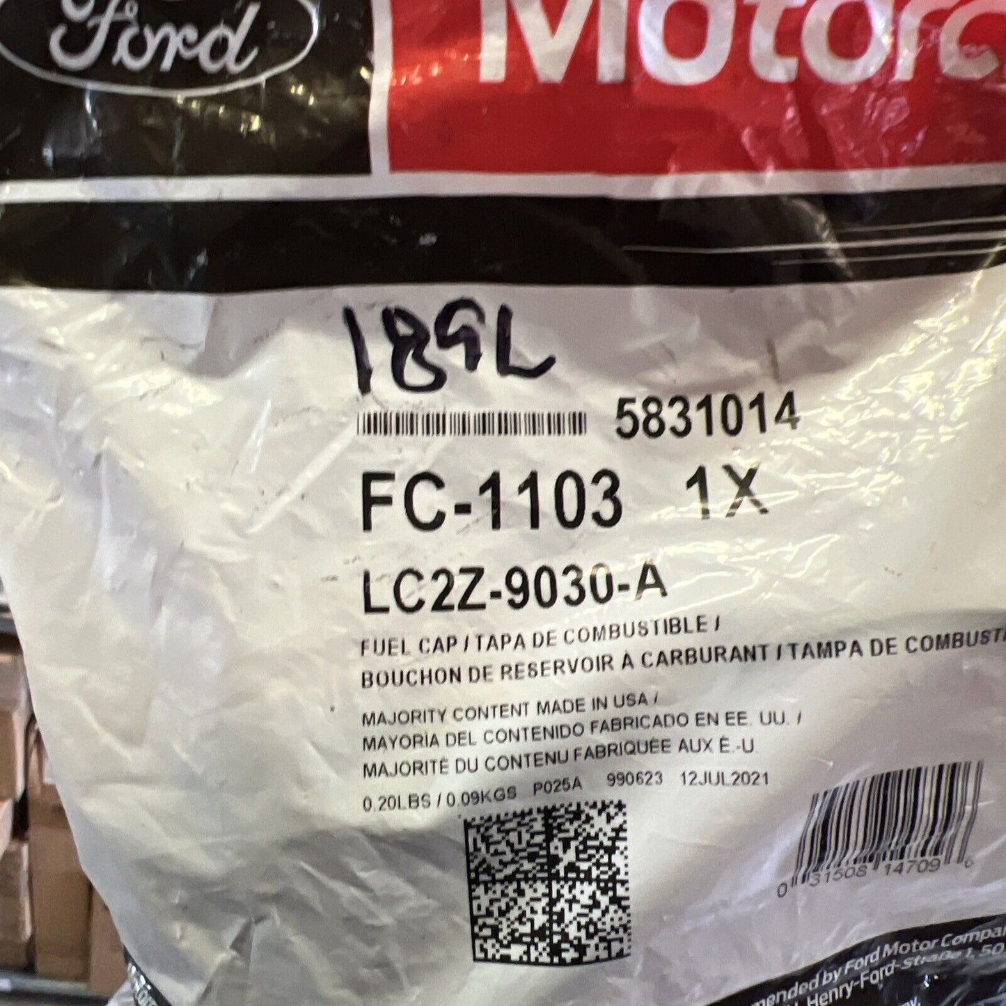 New OEM Genuine Ford E-350 Super Duty 2003-2019 Fuel Tank Cap FC1103 AC2Z9030A