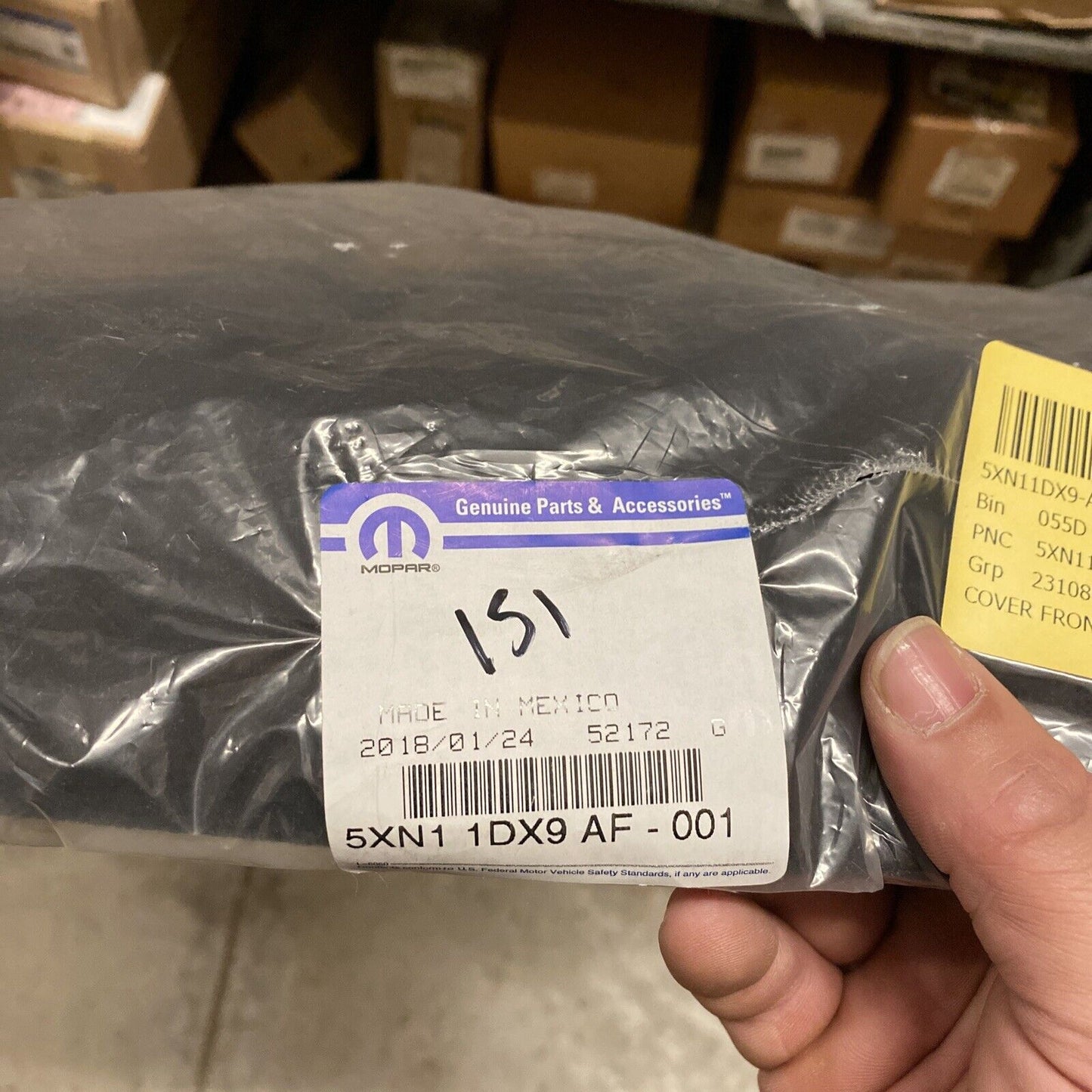 New OEM Jeep 2014-18 Cherokee Front Seat-Filler Cushion Cover 5XN11DX9AF