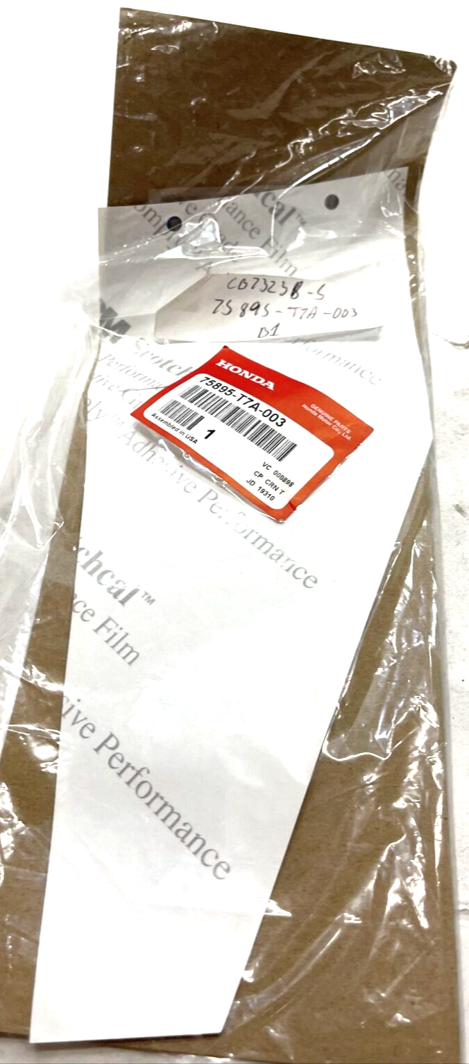 New OEM Genuine Honda Rear Left Door Protection Tape 75895T7A003