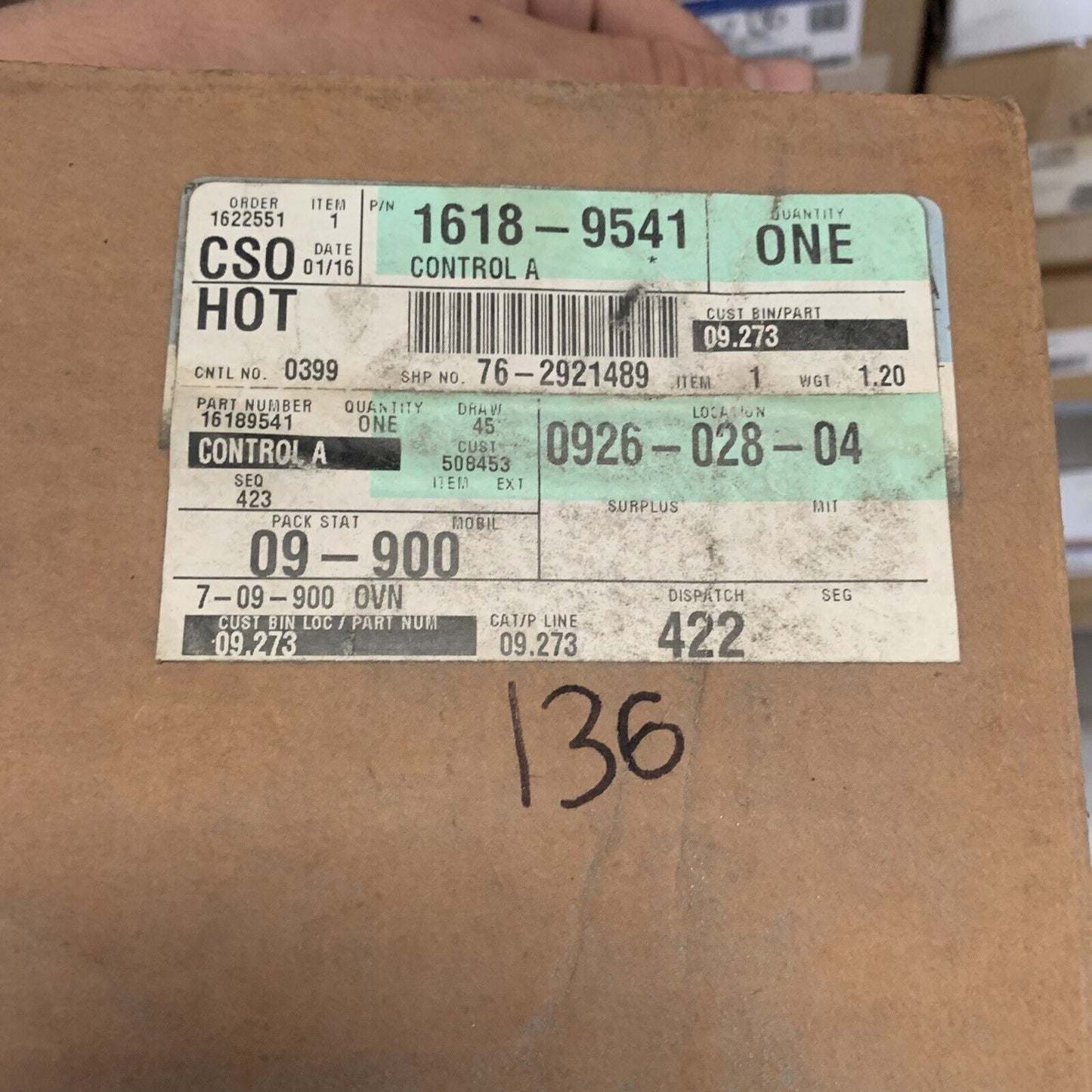 New OEM GM 1995-99 Chevy Monte Carlo AC HVAC Climate Temp Control Unit 16189541