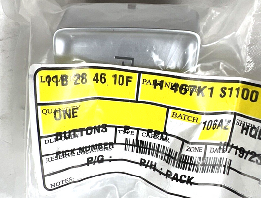 NEW Genuine OEM Hyundai P Button 467K1-S1100