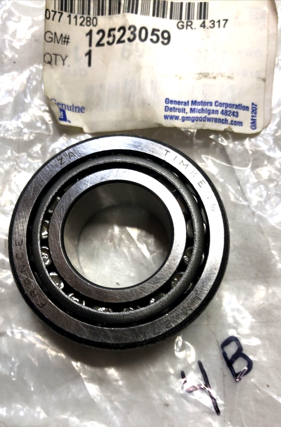 New OEM Genuine GM 2004-2017 Manual Transmission Main Shaft Bearing 12523059