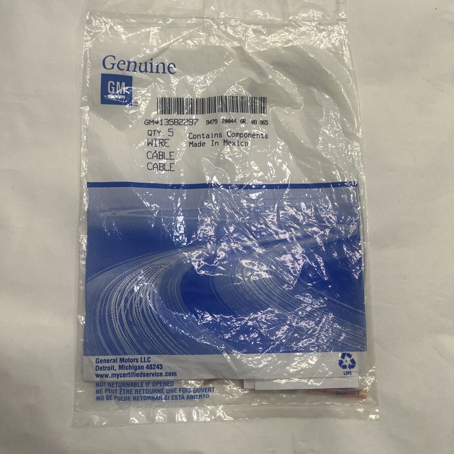 Genuine OEM GM Multi Purpose Wire Connector 13582298