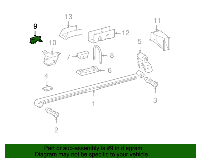 New OEM Dodge Sprinter Bracket Front Passenger Side New 2003-2006  05118688AA