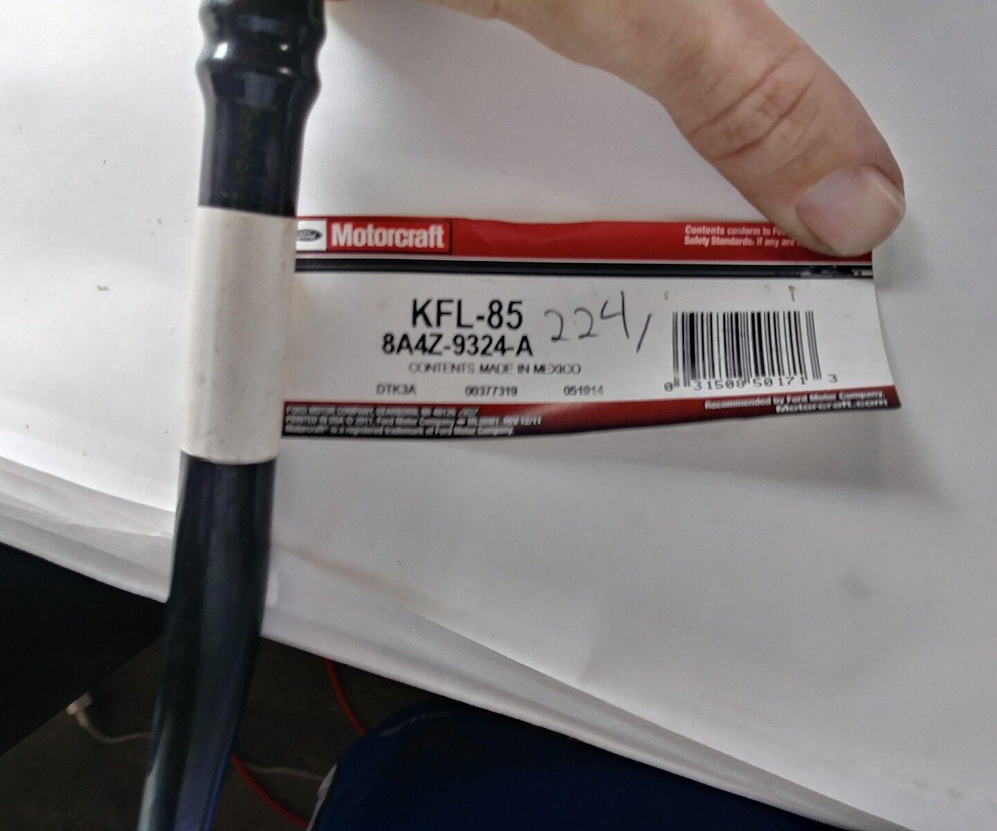 New OEM Ford Taurus X Hose Motorcraft KFL-85 2008