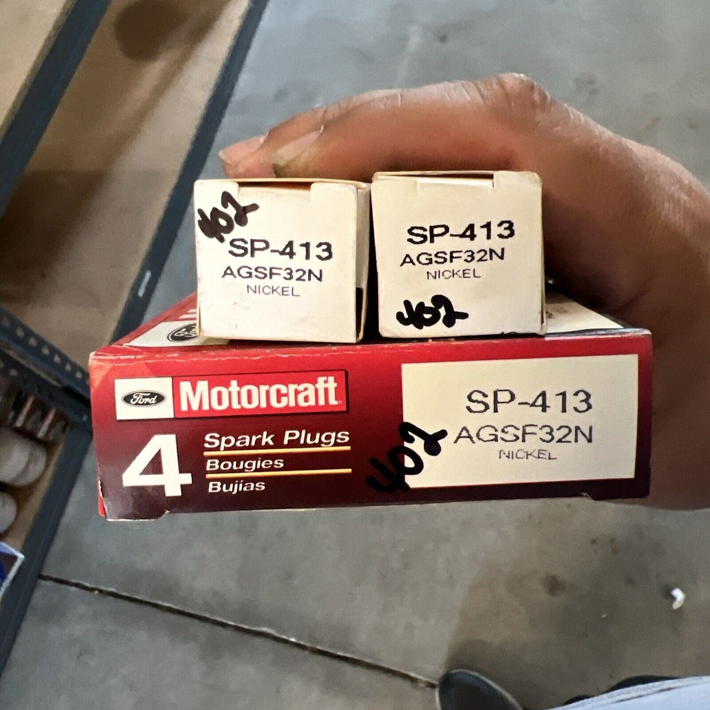 Genuine OEM Ford Town Car Spark Plugs 6PCS Set 2004-2011 Motorcraft AGSF32N