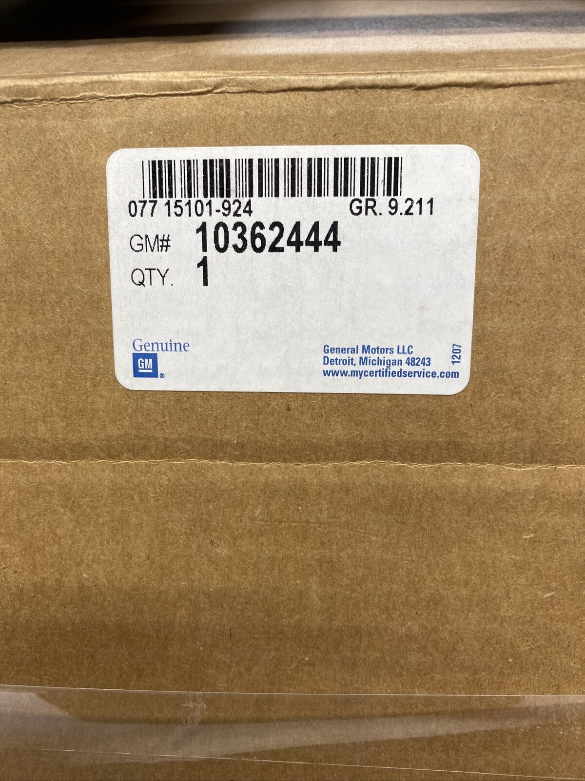 New OEM GM Chevy Uplander AC Evaporator Core Case Upper 2005-08 10362444