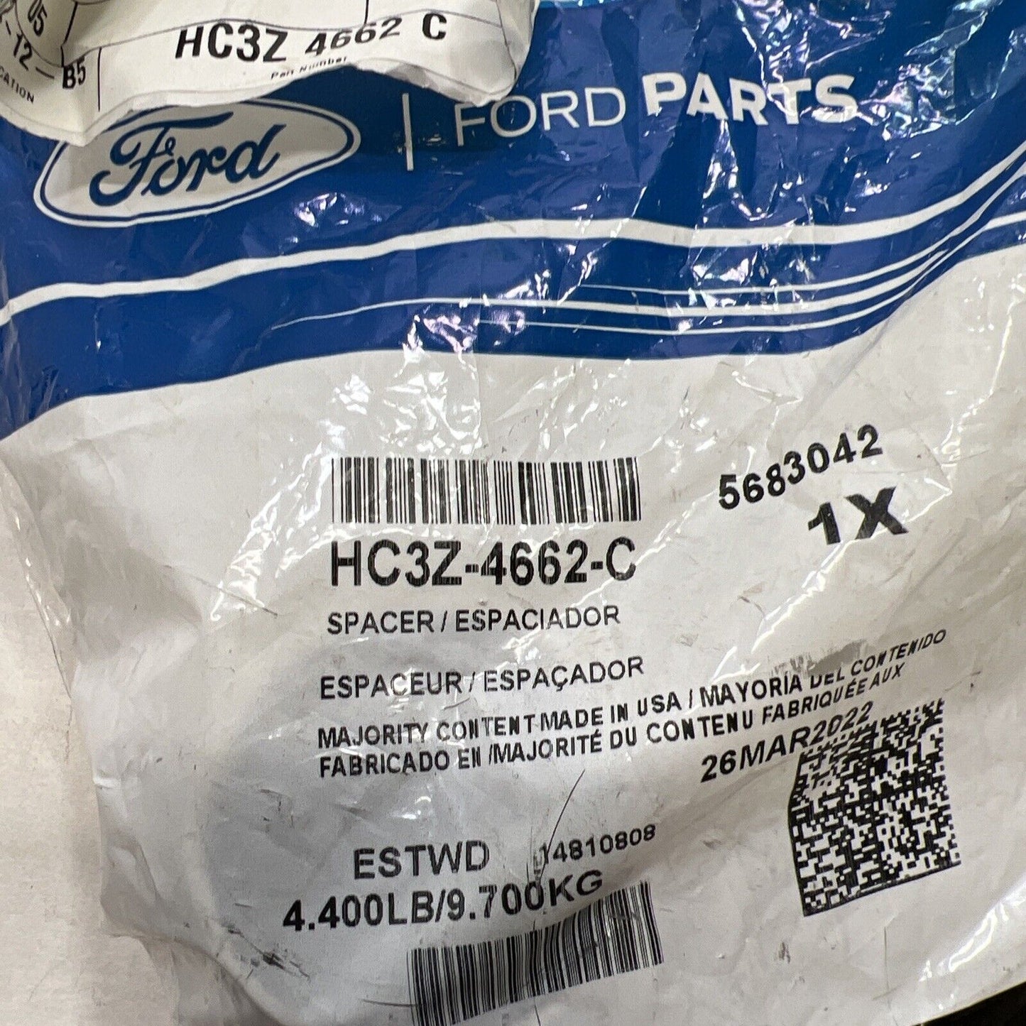 New OEM Genuine Ford 2017-2022 Rear Spacer Pinion Bearing HC3Z-4662-C