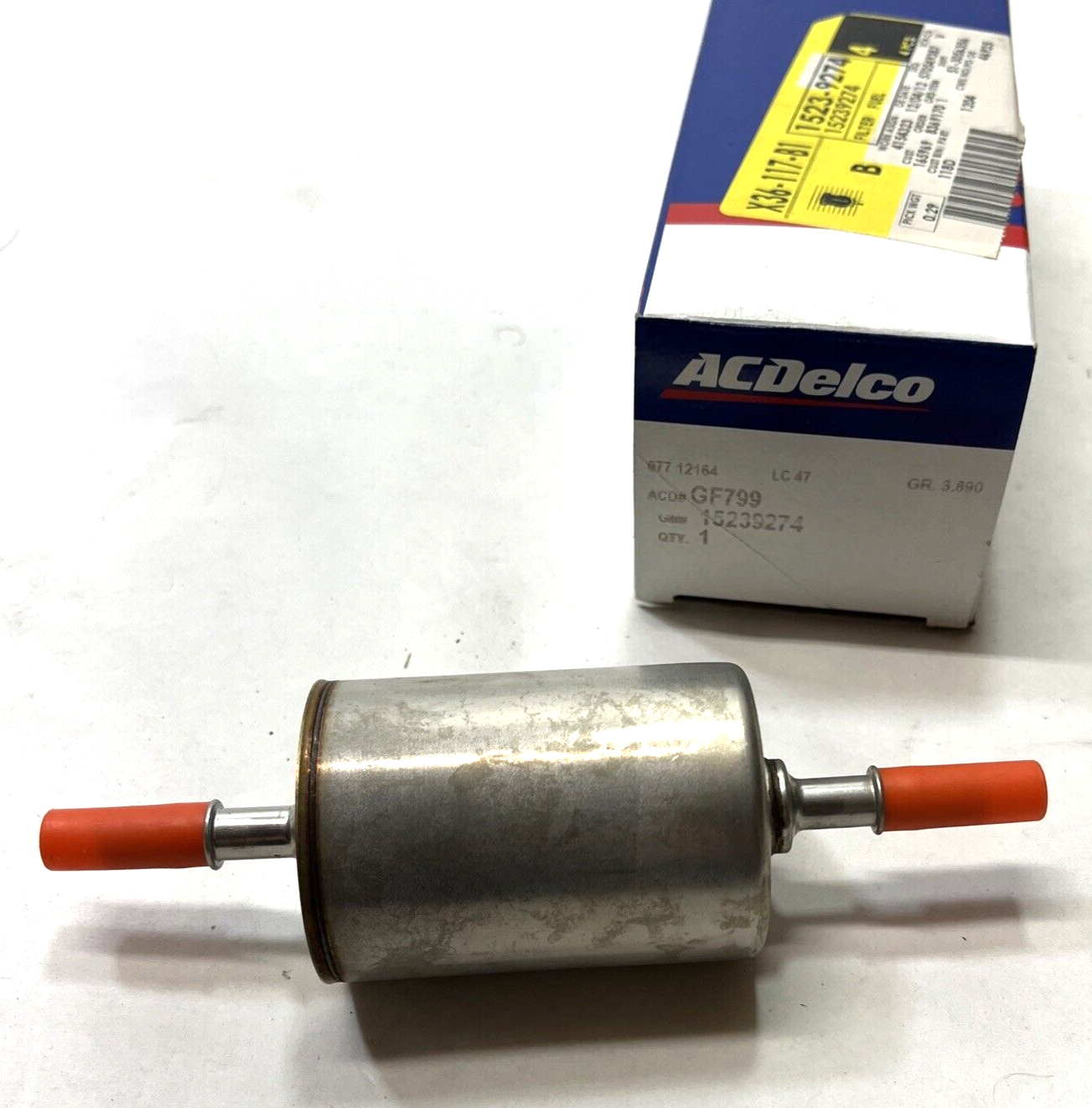 New OEM Genuine GM ACDelco GF799 Chevrolet GMC 2005 Fuel Filter 15239274