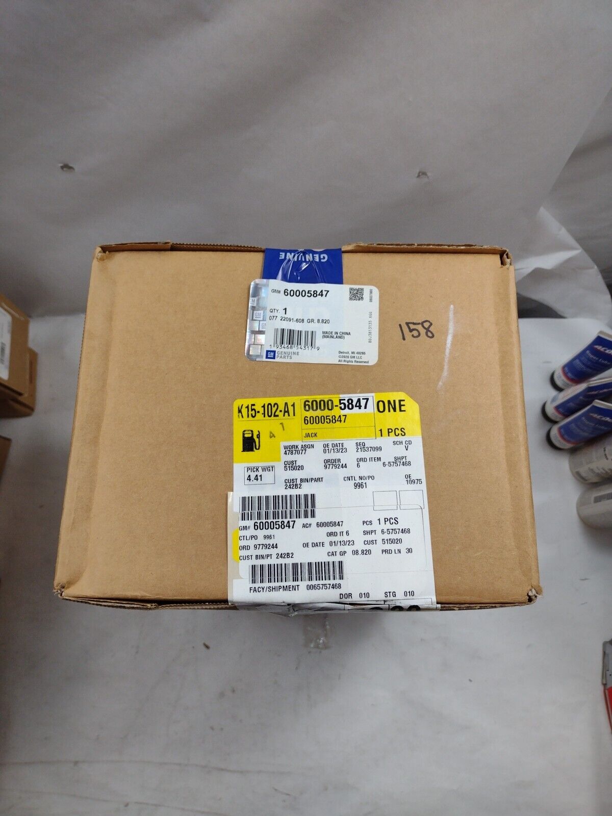 Genuine OEM GM Jack 60005847 SPARE TIRE JACK GM Genuine Parts