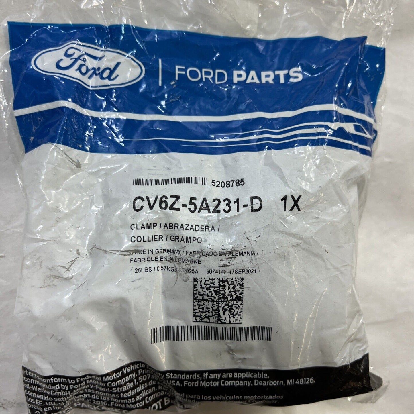 New OEM Genuine Ford Exhaust Clamp Pipe 2013-2019 Escape CV6Z-5A231-D