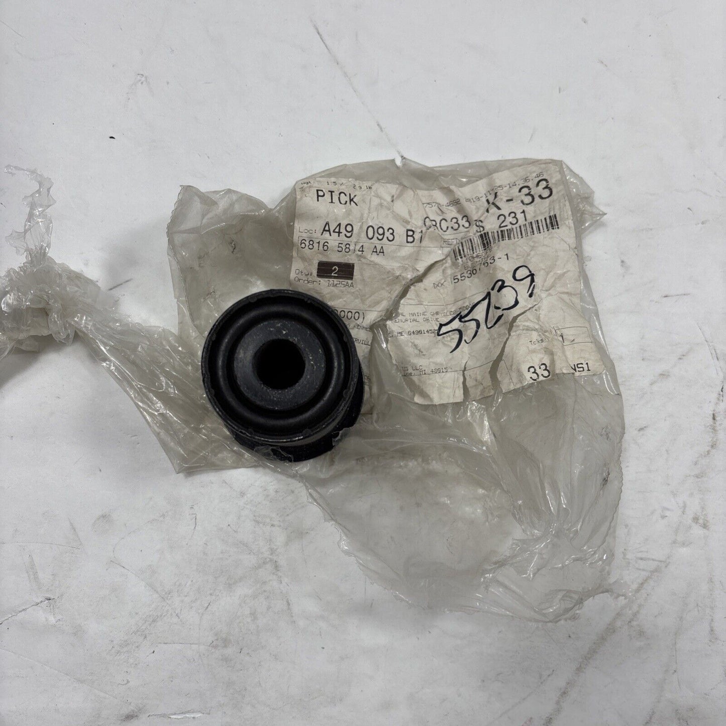 Leaf Spring Bushing Moog K201838 fits 13-18 Ram 3500