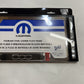 New OEM Fiat 500 Bracket Genuine Mopar Polished License Plate Frame 82213491AB
