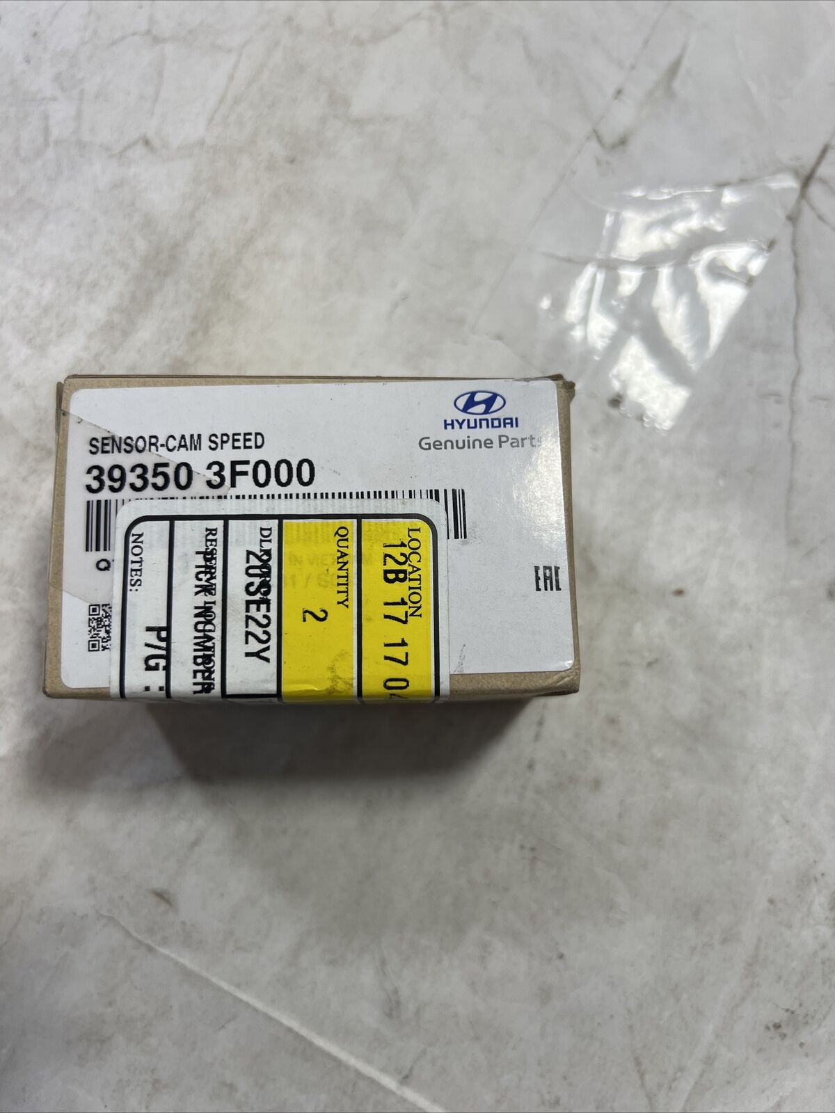 Genuine OEM Hyundai K900 Camshaft Position Sensor Kia 2009-2017 393503F000