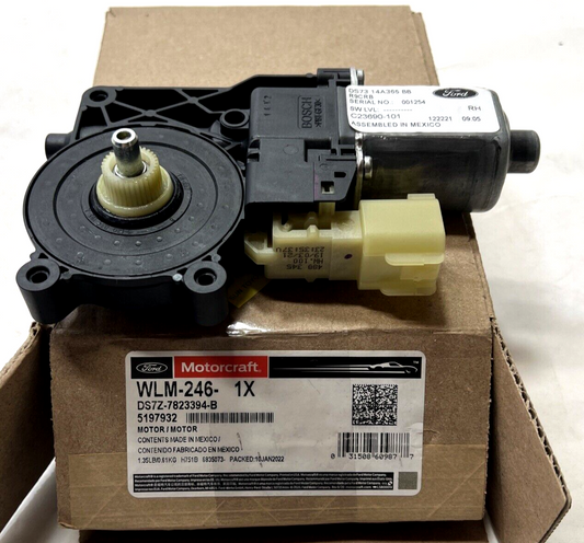 New OEM Ford Motorcraft WLM-246 Right Passenger Side Window Motor DS7Z-7823394-B