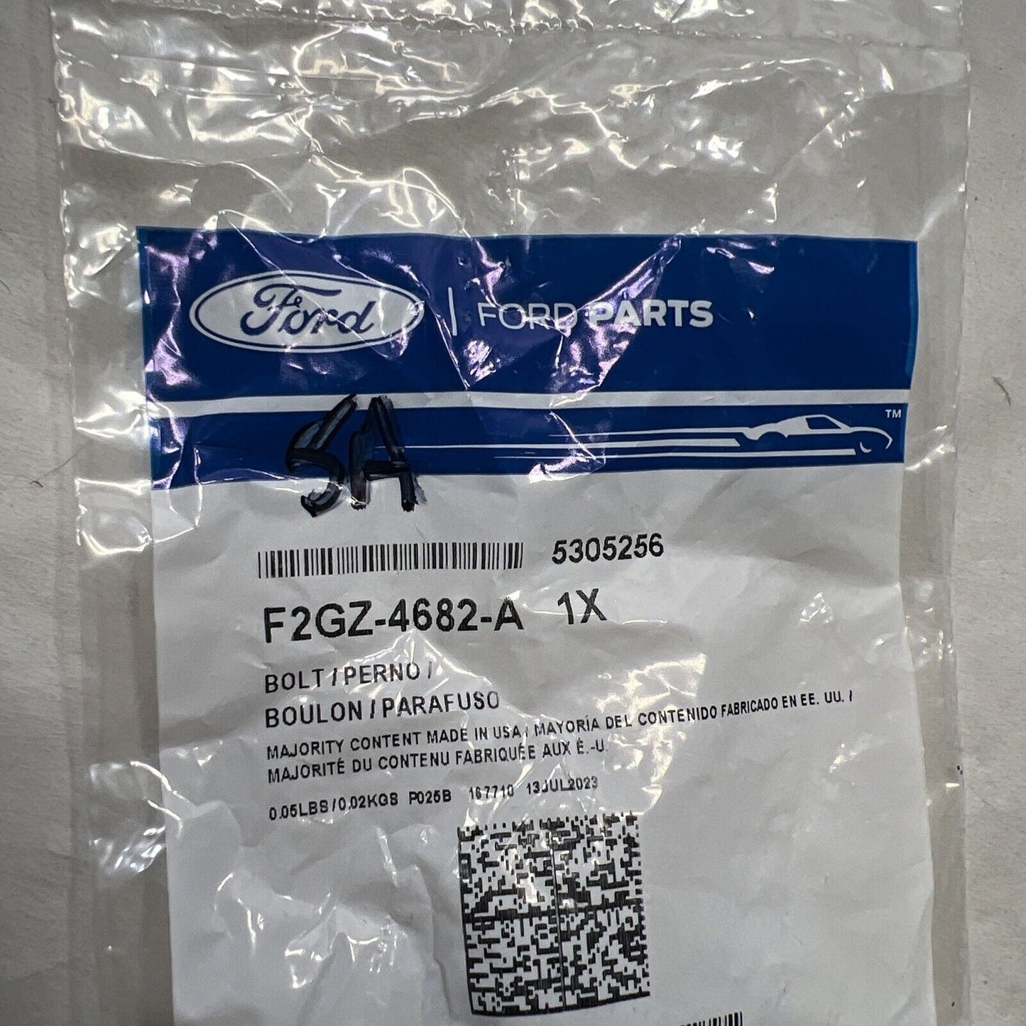 New OEM Genuine Ford Nautilus 15-23 Front Drive Shaft Assembly Bolt F2GZ4682B