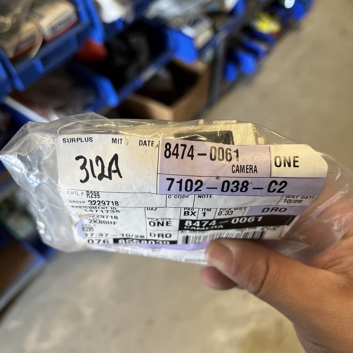 New OEM Genuine GM Camera 20-21 Front View Lane Assist Camera 84740061