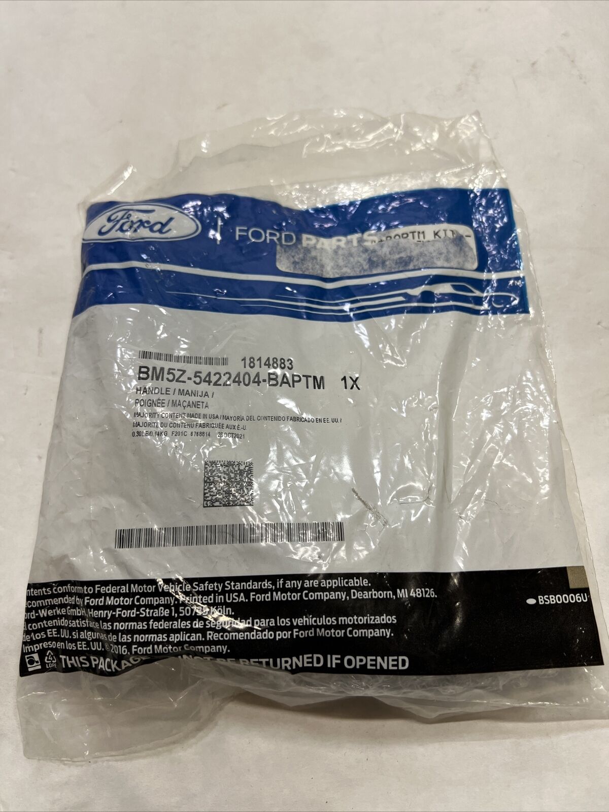 New OEM Genuine Ford Escape 2012-2019 Handle Outside BM5Z5422404BAPTM