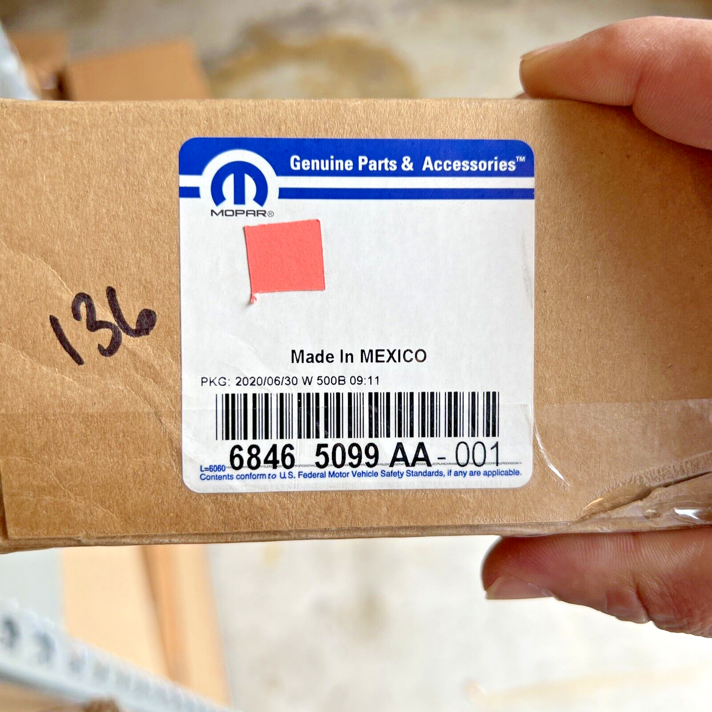 Genuine OEM Mopar Ram 1500 2500 Memory Seat And Mirror Control Module 68465099AA