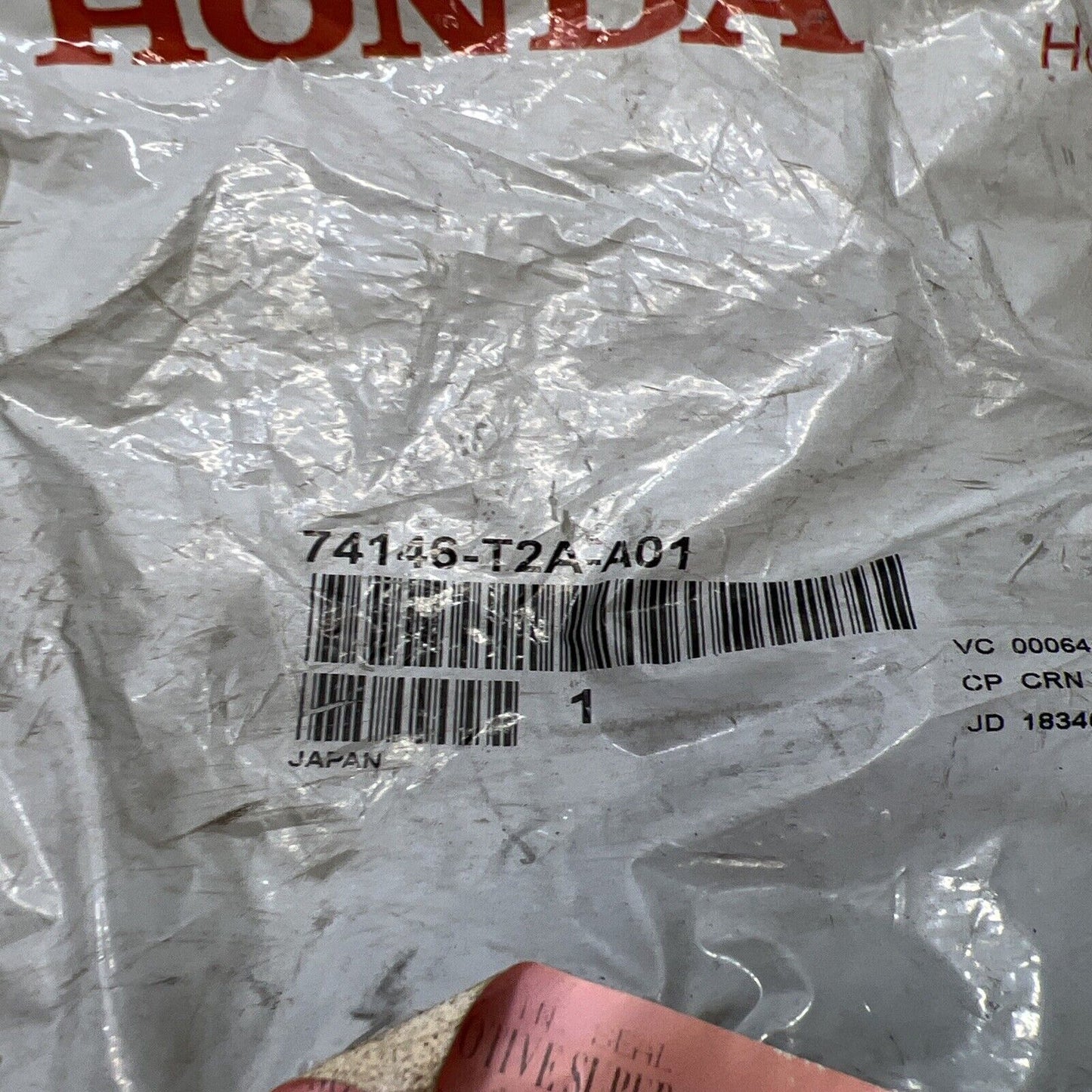 New OEM Genuine Honda Accord 2013-2017 Rubber Intake Seal 74146T2AA01