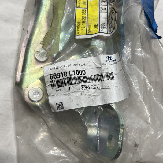New OEM Genuine Hyundai Sonata Left Driver Side Hinge Assembly Hood 66910L1000