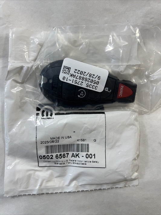 Genuine OEM Mopar Dodge Challenger Integrated Key Fob Transmitter Kit 5026567AK