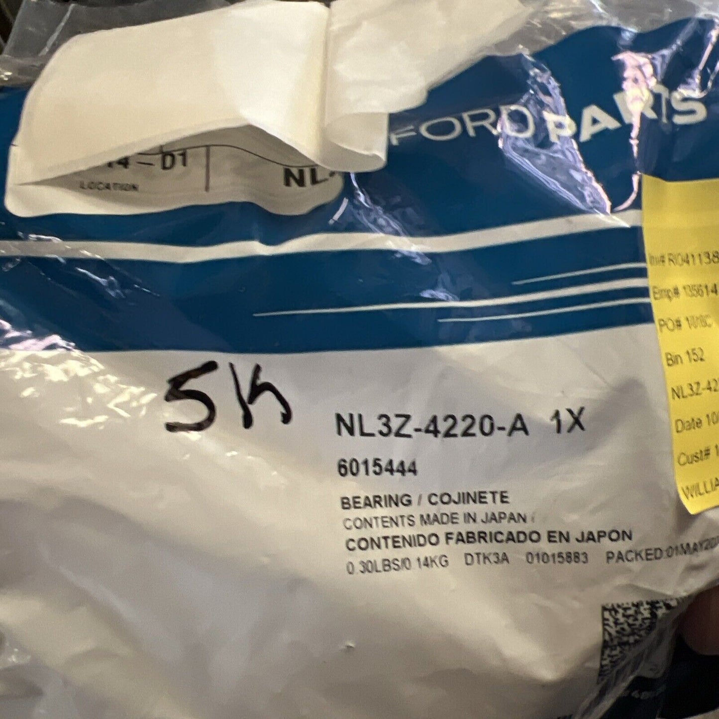 New OEM Genuine Ford F-150 1985-2023 Differential Carrier Bearing Race NL3Z4220A