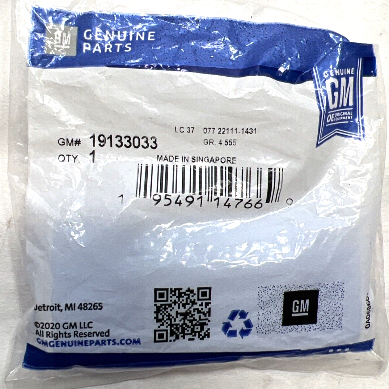 Genuine OEM GM High Low Shifter Pad 19133033