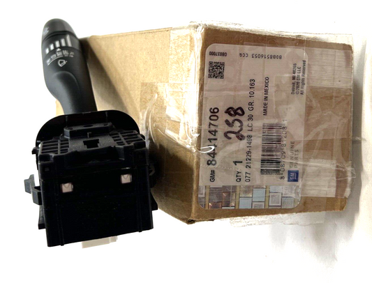 Genuine OEM GM Malibu Windshield Wiper & Windshield Washer Switch 22-23 84972826