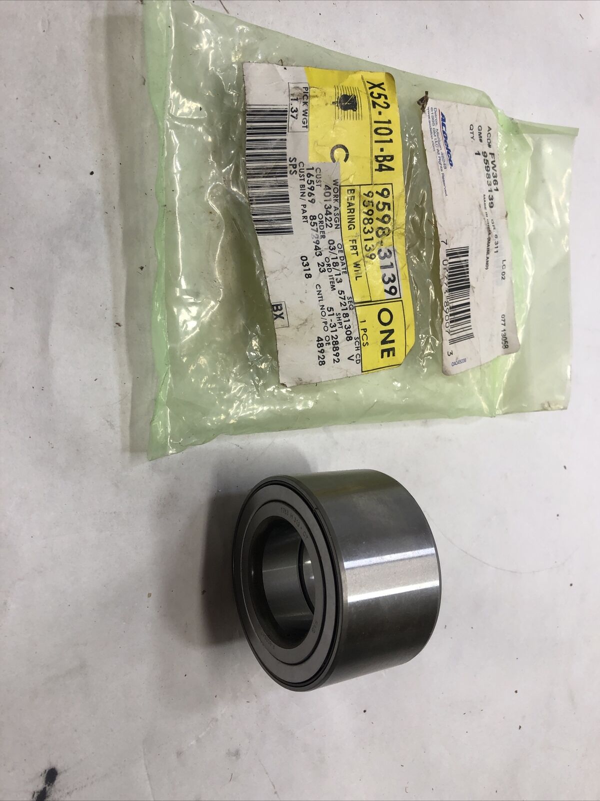 New OEM GM Front Wheel Bearing GM OE/GM Genuine Parts ACDelco FW361