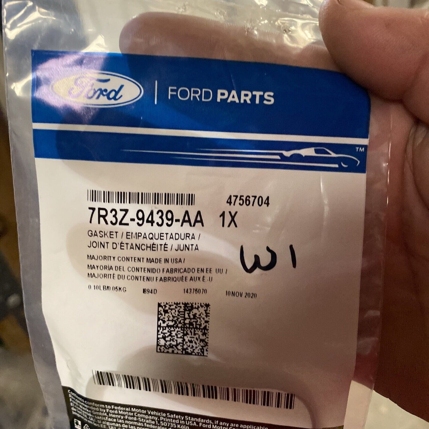 New OEM Genuine Ford Manifold Gasket 7R3Z-9439-AA