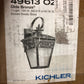 Kichler 49613OZ Park Row 1 Light 20 inch Olde Bronze Outdoor Wall Lantern