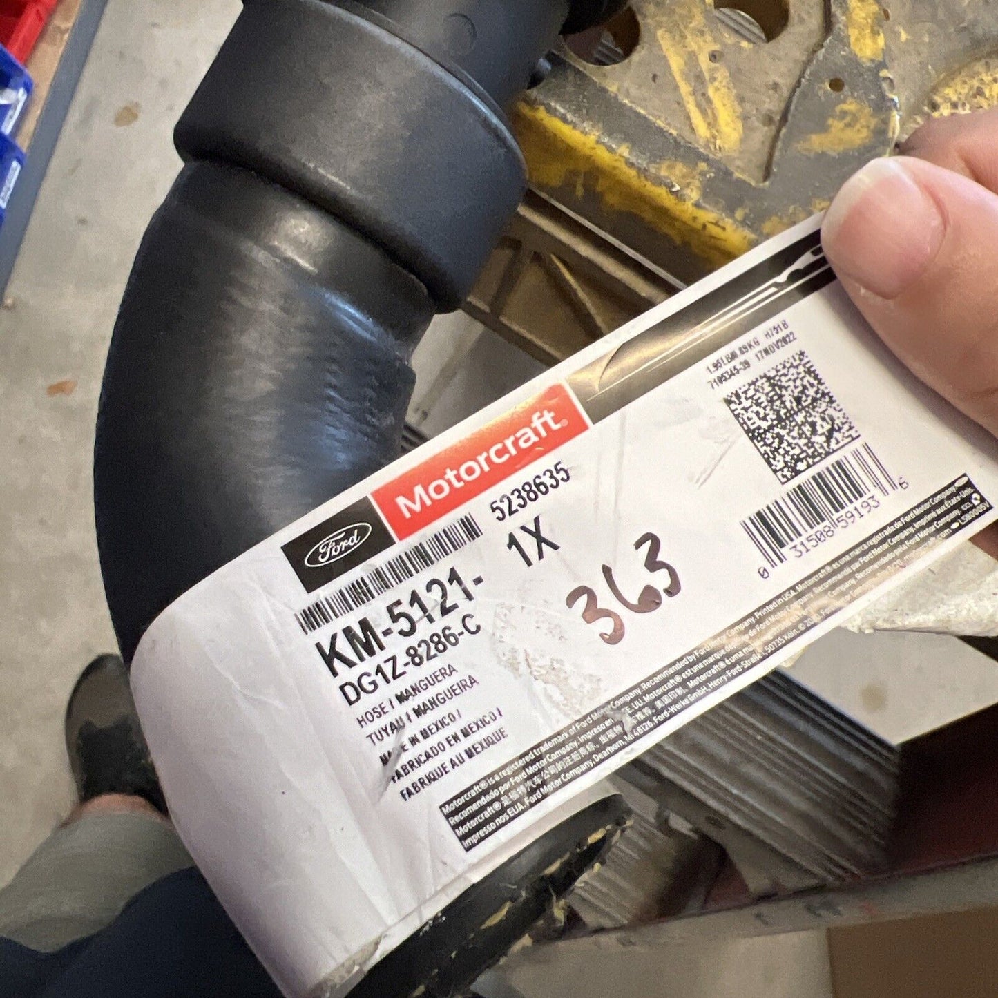 Genuine OEM Motorcraft Ford Taurus 2013-2019 Radiator Hose Lower KM5121