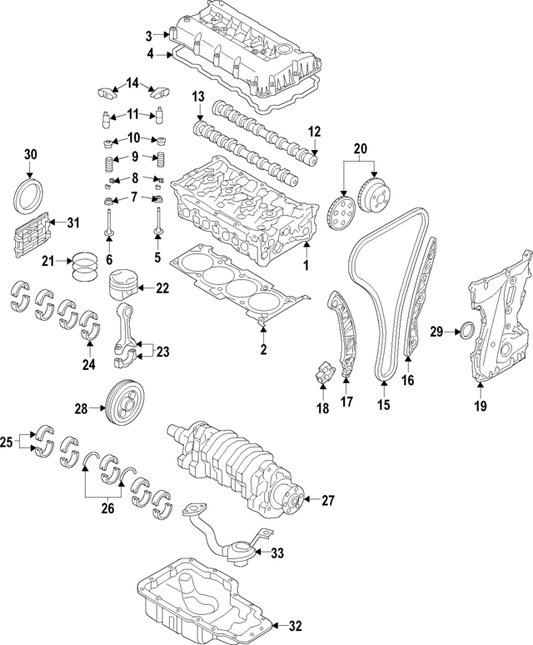 Genuine OEM Hyundai Optima Engine Intake Camshaft 2017-2020 Kia 241002E650