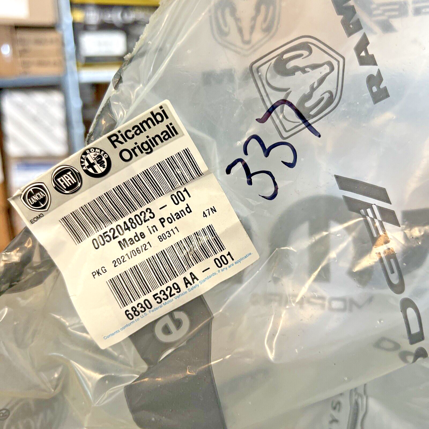 Genuine OEM Mopar Dodge Hornet Compass Fuel Tank Heat Shield 15-25 68305329AA