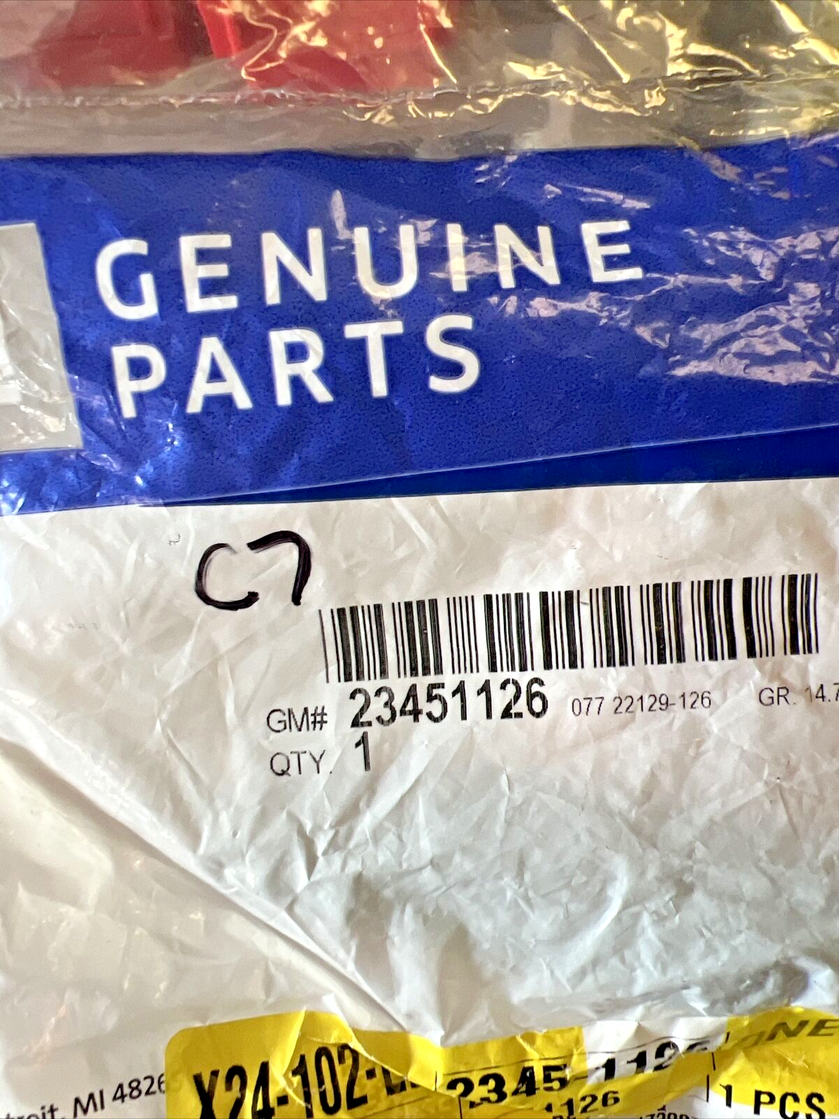 Genuine OEM GM Malibu Rear Interior Door Switch Bezel Cap 2016-2023 23451126